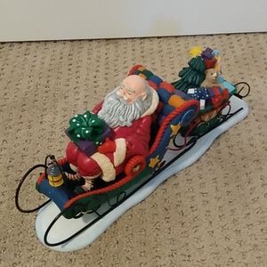 All Through the House Santa and Sleigh